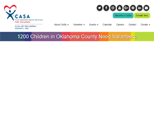 Tablet Screenshot of okcountycasa.org